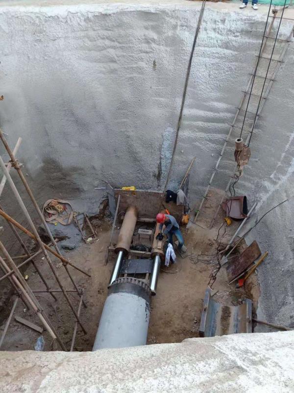 金水路口頂管施工